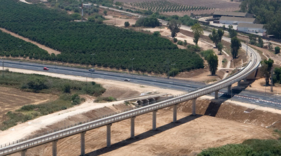 גשר הרכבת בכביש  3